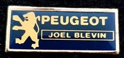 Peugeot- Joel Blevin pin, Verzenden, Nieuw, Transport, Speldje of Pin
