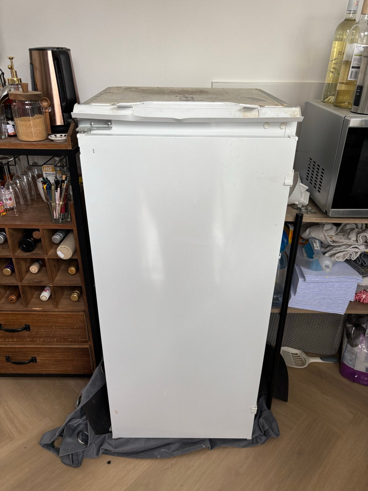 Whirlpool inbouw Koelkast, Witgoed en Apparatuur, Koelkasten en IJskasten, 100 tot 150 liter, 45 tot 60 cm, Ophalen, 85 tot 120 cm
