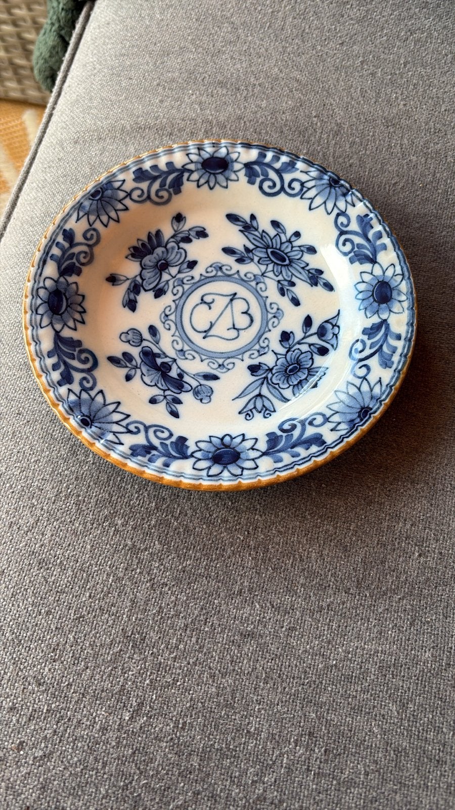 Delfts Blauw Gedenkbord Coöp. Zuivel-Bank 1913-1963, Ophalen of Verzenden