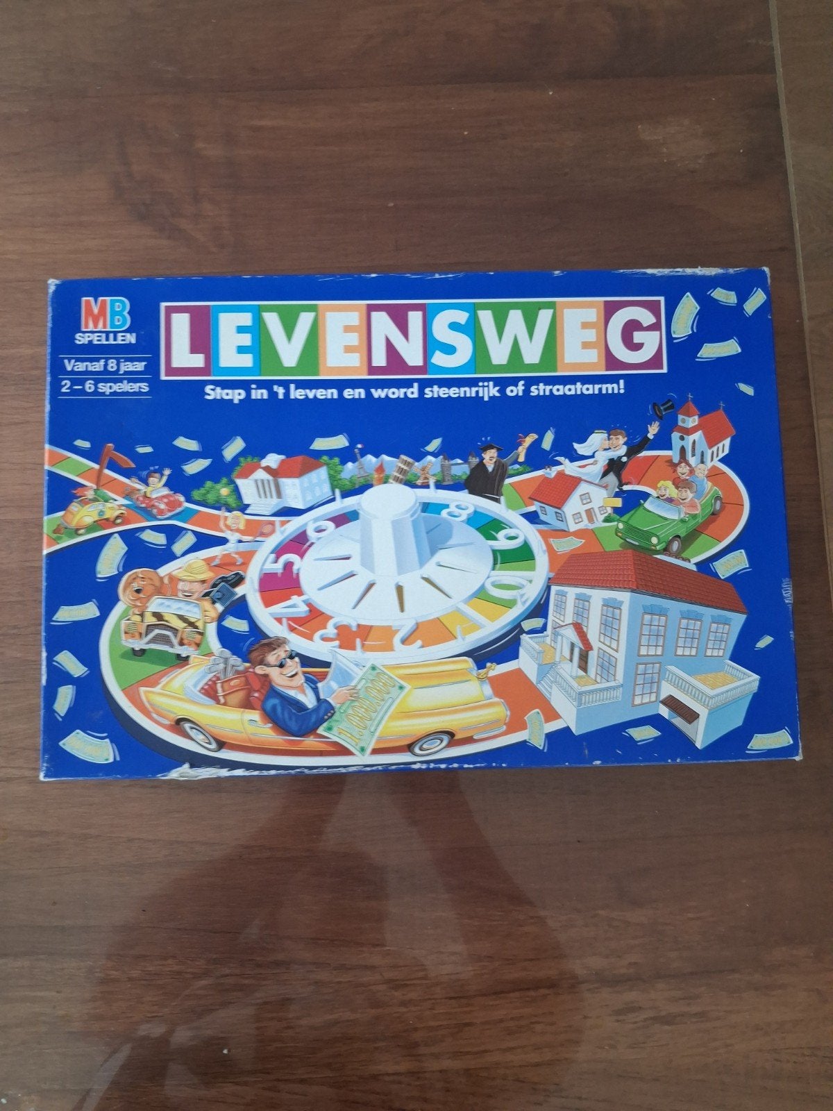 Levensweg Bordspel - MB Spellen, Hobby en Vrije tijd, Gezelschapsspellen | Bordspellen, Vijf spelers of meer, Ophalen of Verzenden