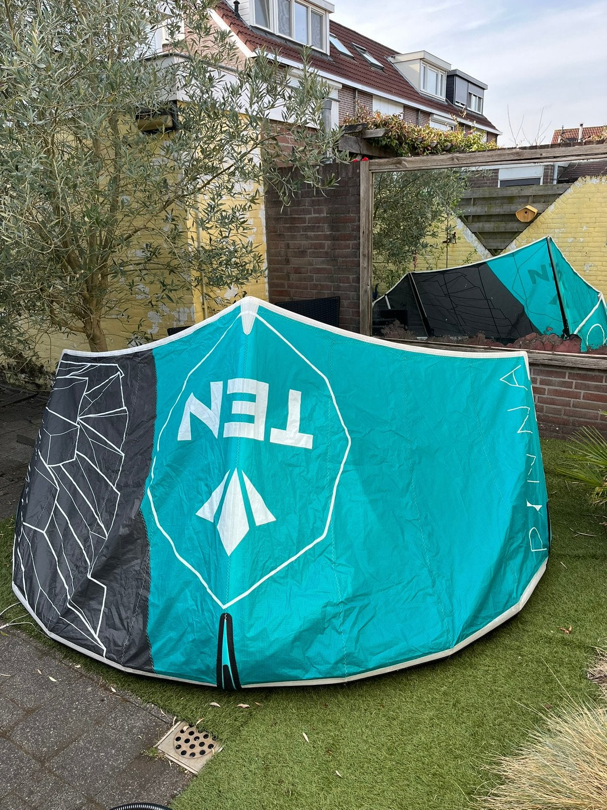 Ten pinna 7m, Watersport en Boten, Kitesurfen, Gebruikt, Verzenden, Geen board, Kite