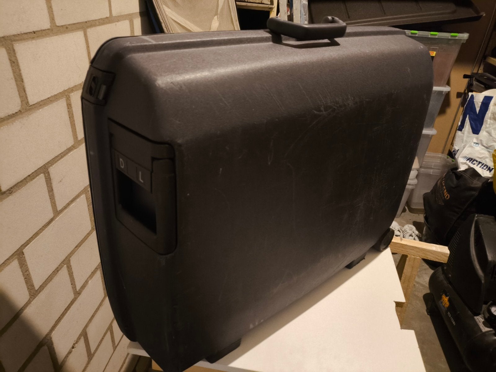 Samsonite koffer - Stevige reiskoffer, Gebruikt, Hard kunststof, 45 tot 55 cm, Wieltjes