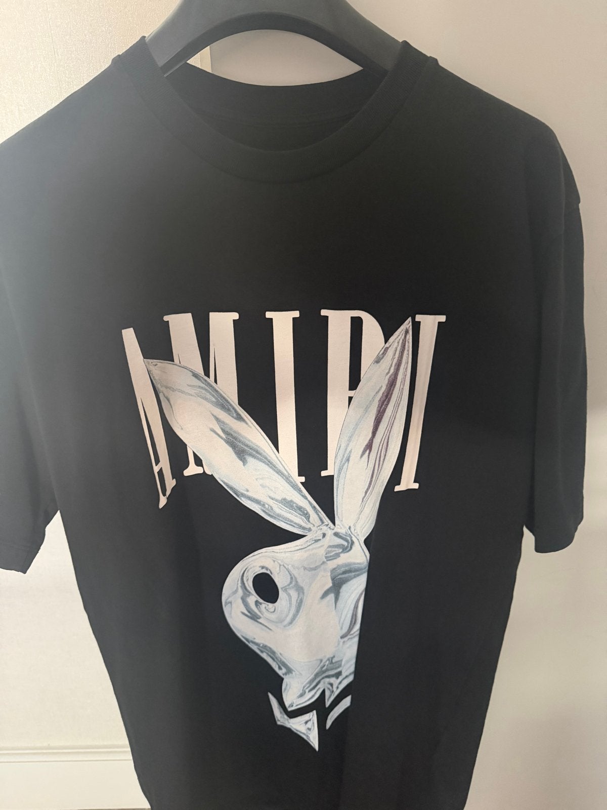 Origineel Amiri T-shirt Zwart Maat L - Zo goed als nieuw, Kleding | Heren, Ophalen of Verzenden, Zo goed als nieuw, Maat 52/54 (L)