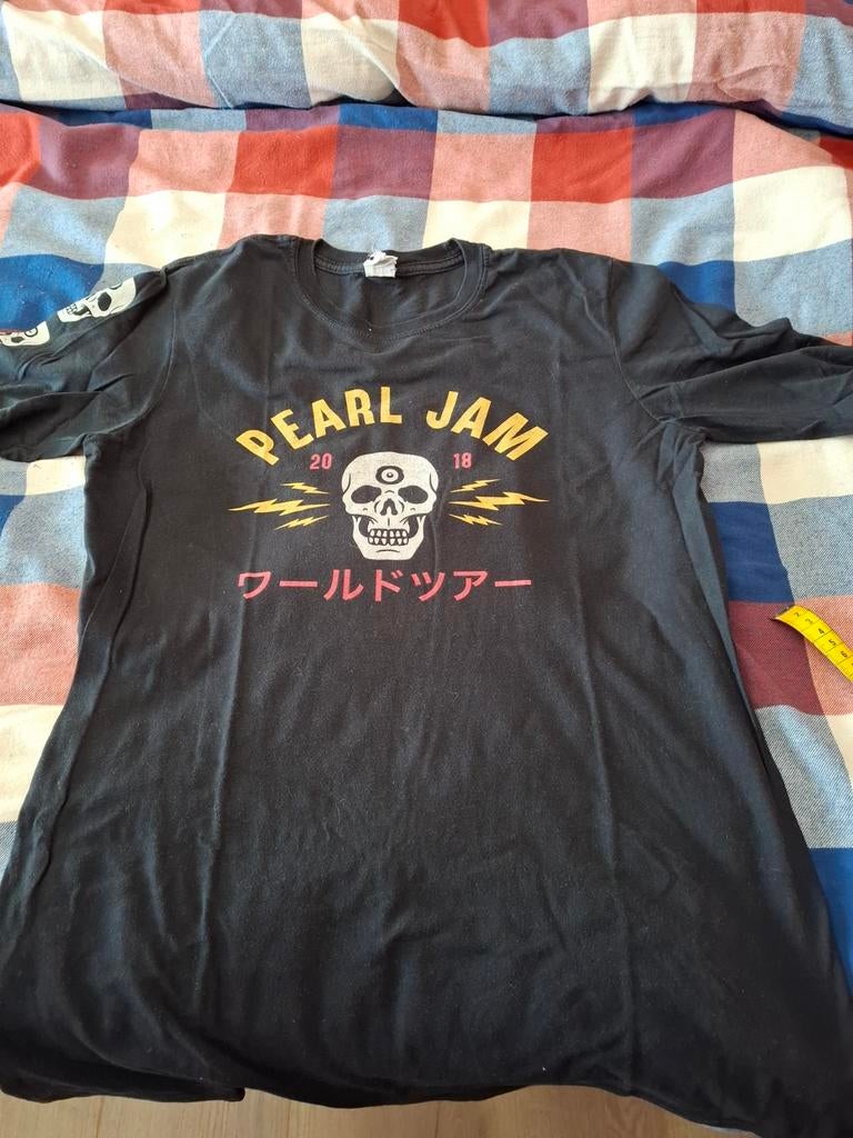 Pearl jam tour, long sleeve t-shirt 2018, Ophalen of Verzenden, Zwart