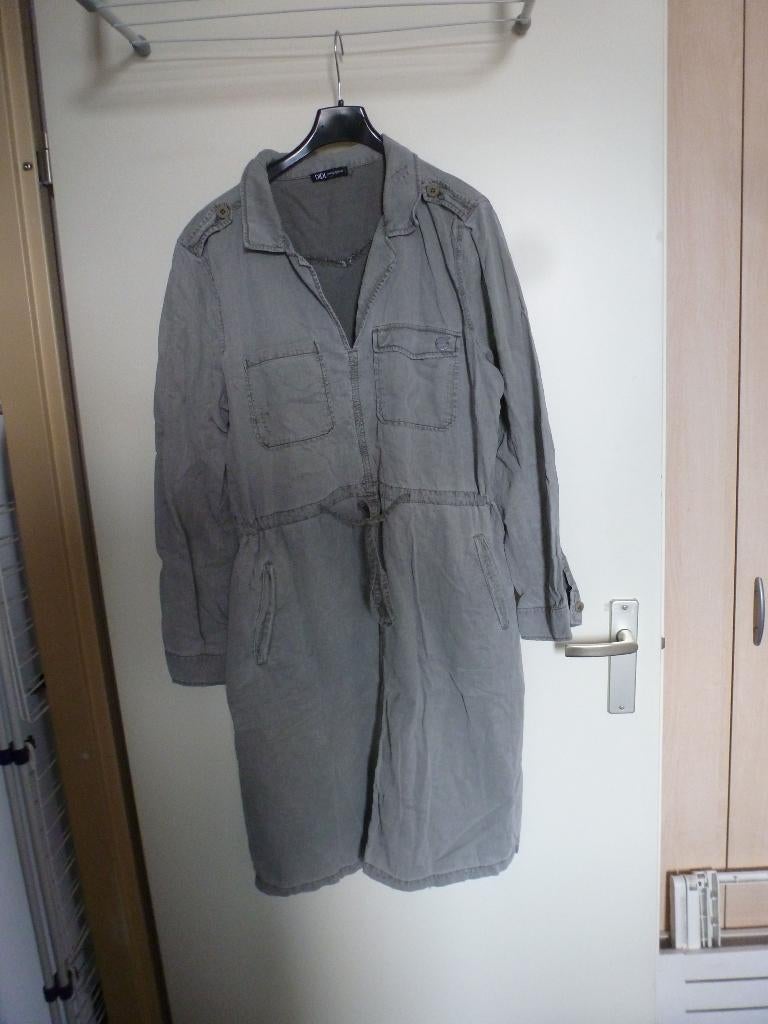 zomer LYCOCELL groen jurk 44 DIDI -GRATIS zend, Verzenden, Maat 42/44 (L), Nieuw, Onder de knie