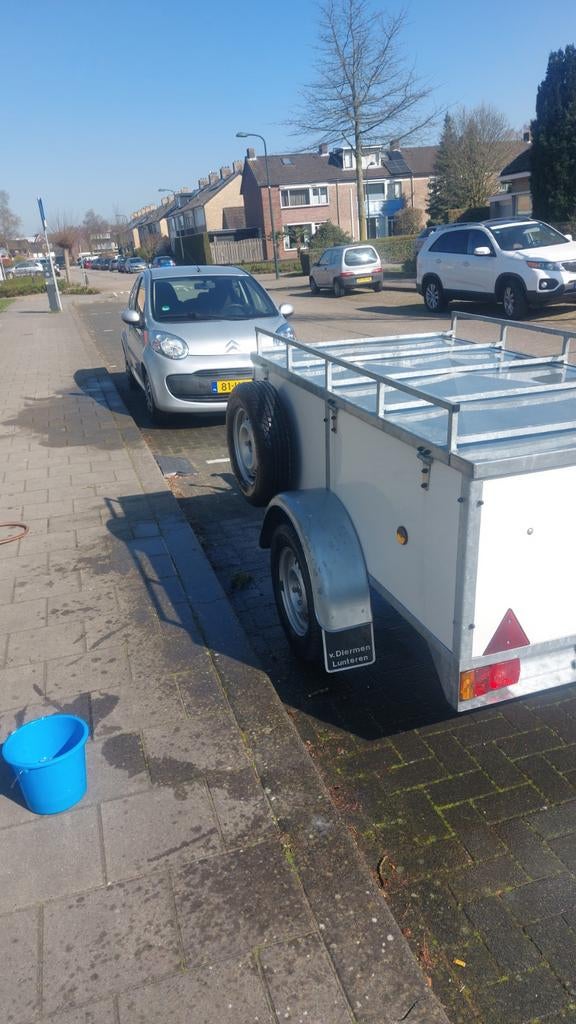 Aanhangwagen tent en accessoires, Caravans en Kamperen, Tenten, Ophalen, Zo goed als nieuw, Tot en met 5