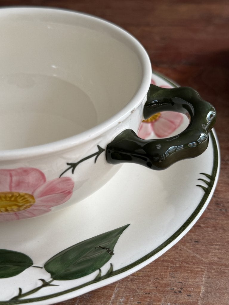 14x Wild Rose Soepkom en schotels Villeroy & Boch, Ophalen