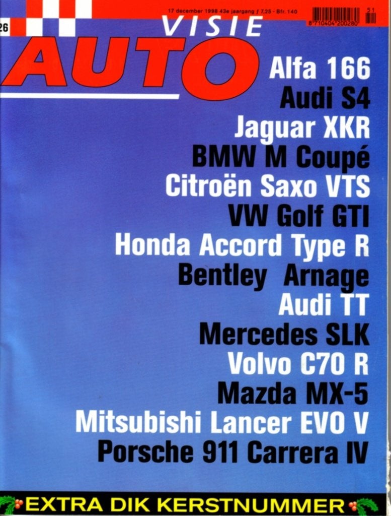 Autovisie Supertest 1998, Ophalen of Verzenden, Gelezen, Algemeen