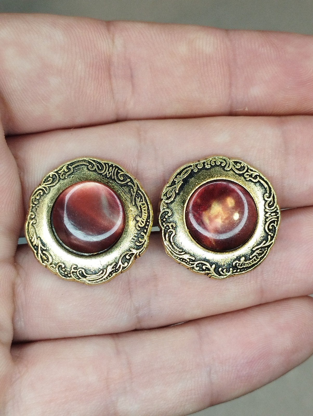 Prachtige vintage oorbellen, Ophalen of Verzenden, Zo goed als nieuw, Zilver, Overige materialen