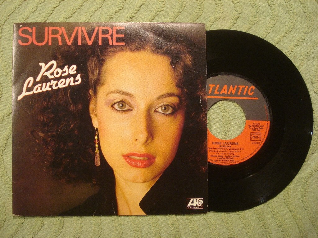 Rose Laurens 7" Vinyl Single: ‘Survivre’ (Frankrijk), Ophalen of Verzenden, Zo goed als nieuw, 7 inch, Pop