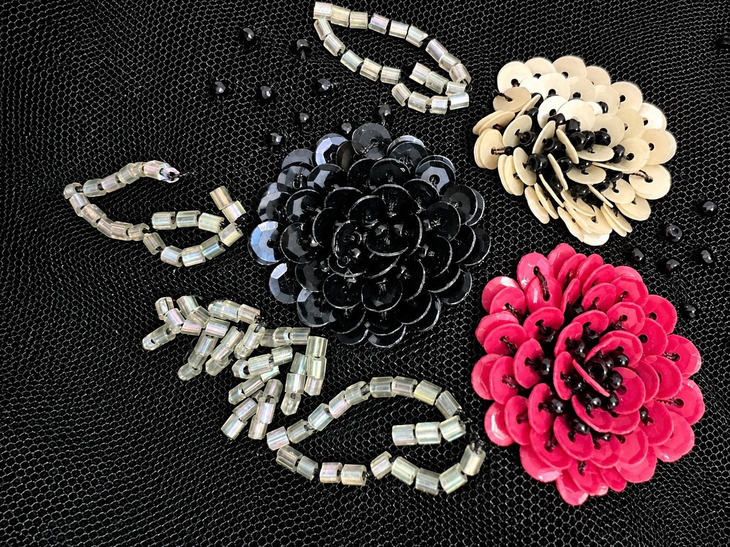 Ashley Brooke Zwarte Jurk met Geborduurde Bloemen, Maat 38/40 (M), Zwart, Ophalen of Verzenden, Zo goed als nieuw