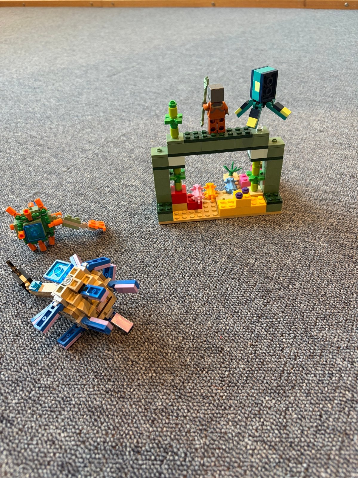 LEGO Minecraft onderwater set met figuren, Ophalen of Verzenden, Gebruikt, Overige merken