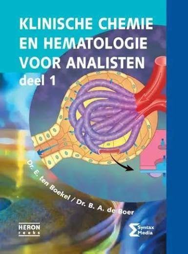 Klinische chemie en hematologie voor analisten 1, Boeken, Ophalen of Verzenden, Beta, Zo goed als nieuw, MBO