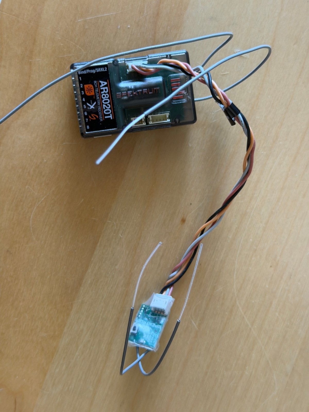 Spektrum AR8020T met extra micro receiver, Hobby en Vrije tijd, Ophalen of Verzenden, Zo goed als nieuw