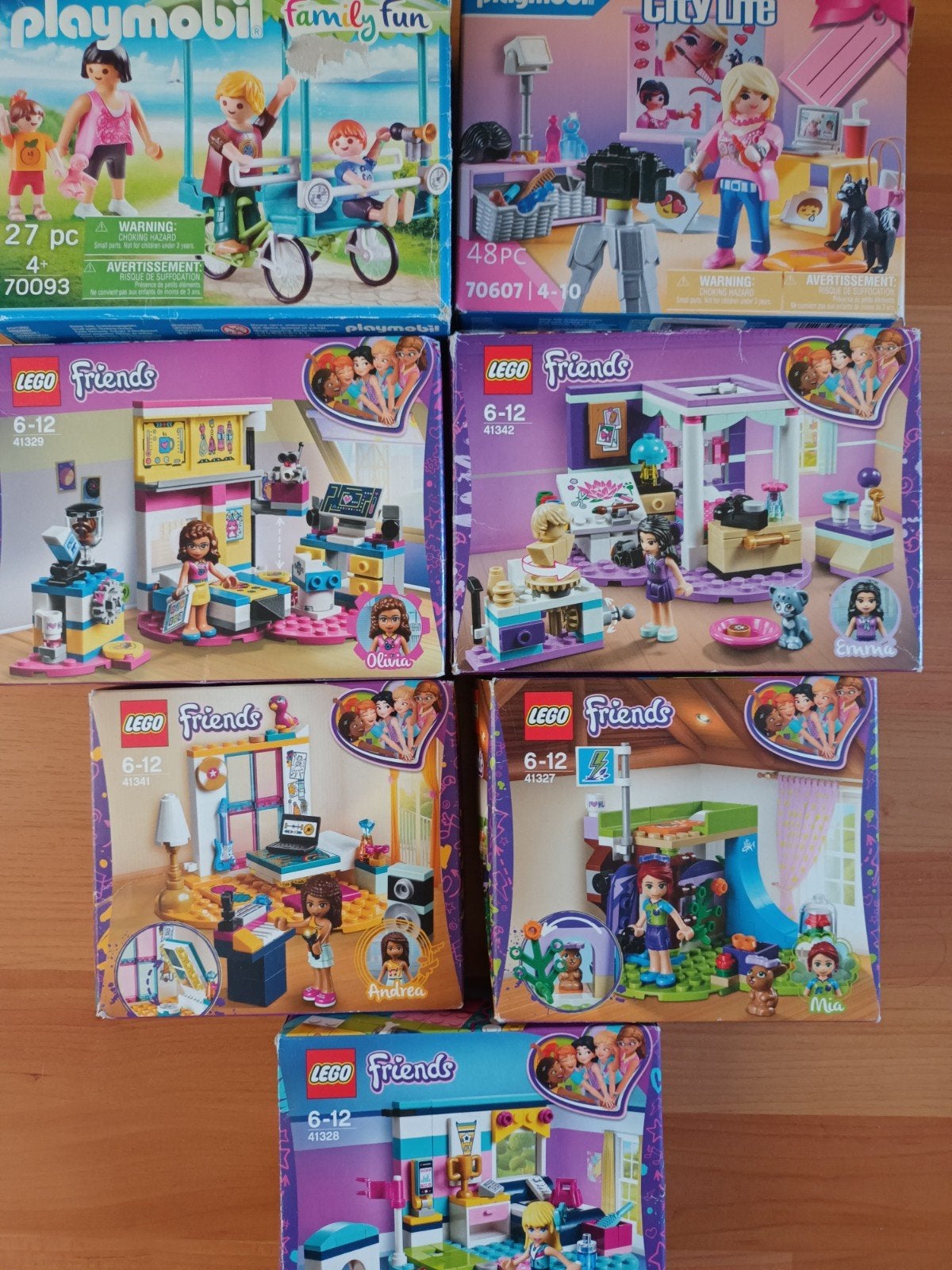 Playmobil en legodoosjes, Ophalen, Meer dan 50 stukjes