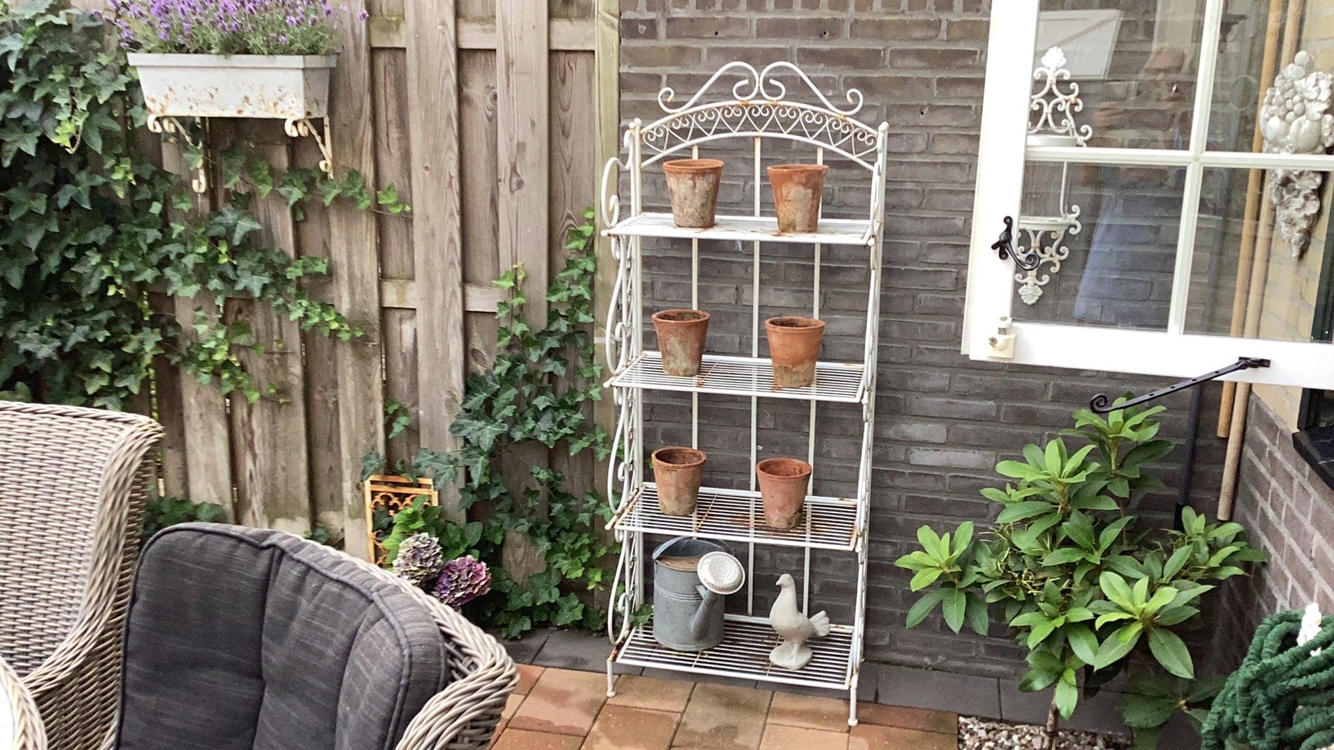 Brocant ijzer rek, Ophalen of Verzenden