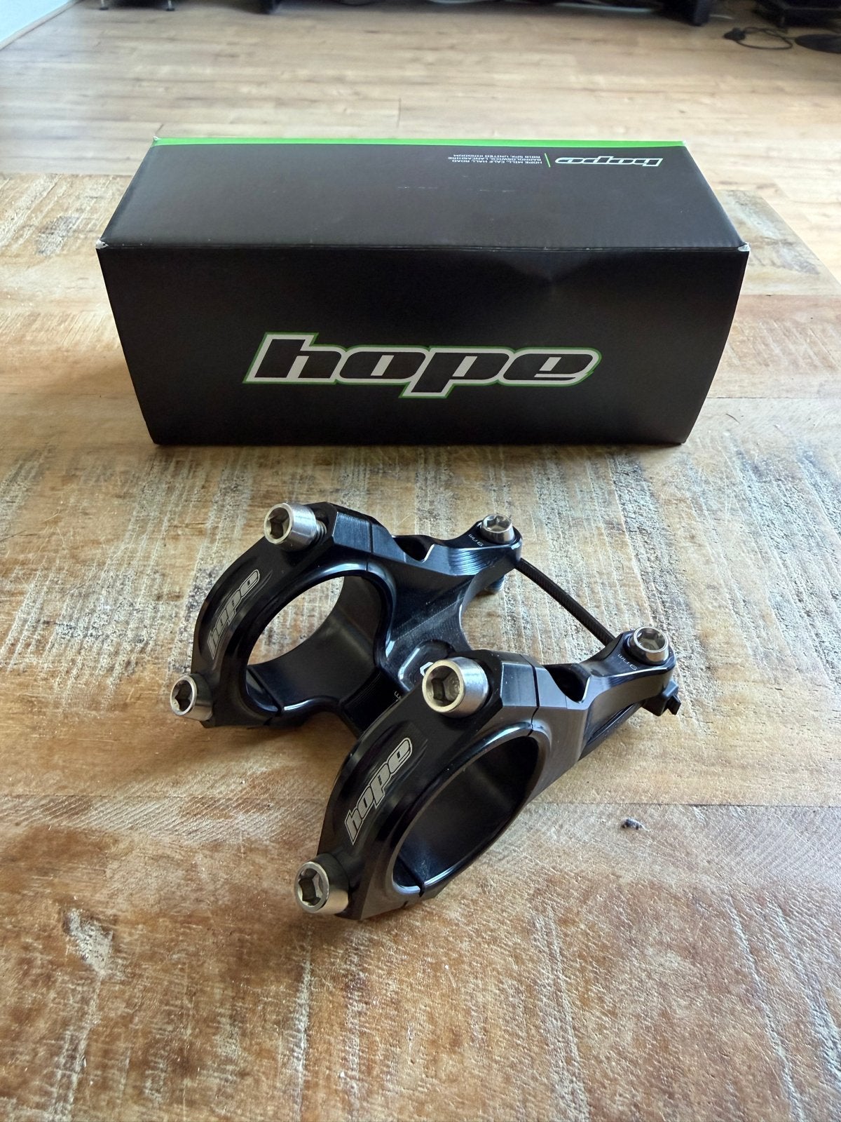 Hope DM 35x50mm stem, Fietsen en Brommers, Fietsonderdelen, Stuur, Ophalen of Verzenden, Zo goed als nieuw, Aluminium