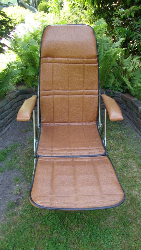 Vintage Relaxstoel Maule Marga Design 70's, Ophalen, Gebruikt, Campingstoel