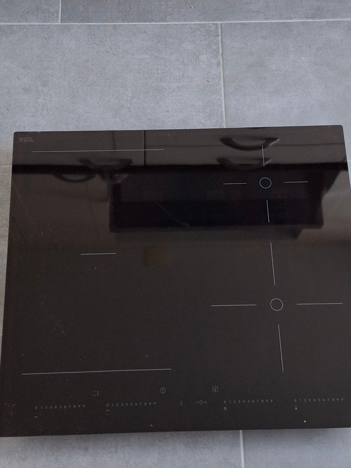 Ikea Inductie Kookplaat 58x51 cm - Zo goed als nieuw, Witgoed en Apparatuur, Kookplaten, Ophalen, 4 kookzones, Zo goed als nieuw