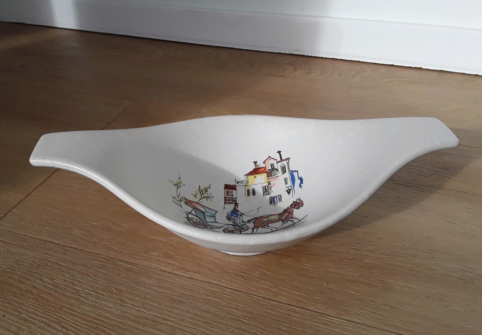 Vintage West Germany schaal, 26cm lang, Ophalen of Verzenden