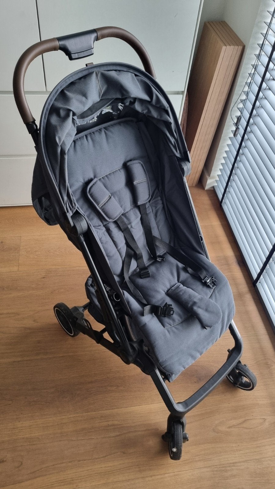 Qute Q-compact buggy grijs, Ophalen, Overige merken, Verstelbare rugleuning