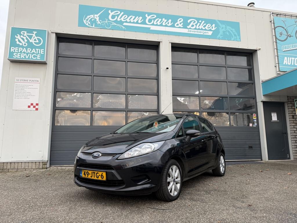 Ford Fiesta 1.25 Trend (bj 2009), Auto's, Voorwielaandrijving, 1242 cc, 82 pk, Zwart