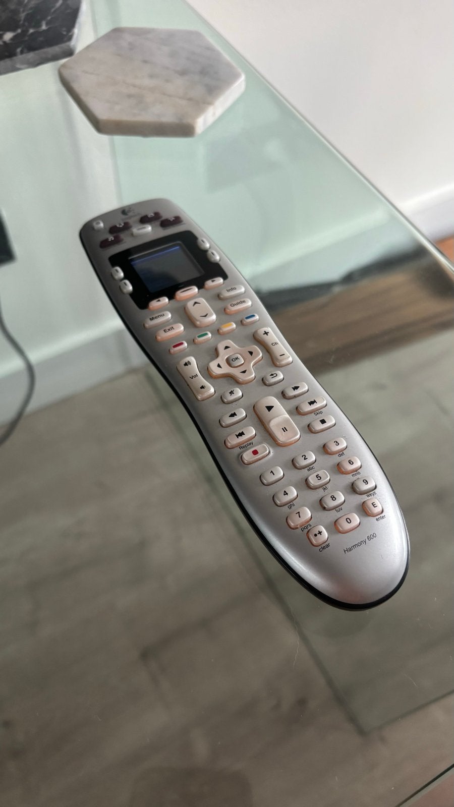 Logitech Harmony 600 Universele Afstandsbediening, Gebruikt, Universeel, Ophalen of Verzenden, Dvd
