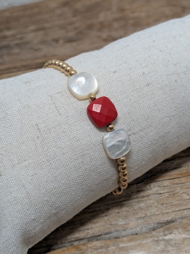PScall me - Losse armband met steen Nieuw €100 - Ps Call Me, Sieraden, Tassen en Uiterlijk, Met bedels of kralen, Verzenden, Nieuw