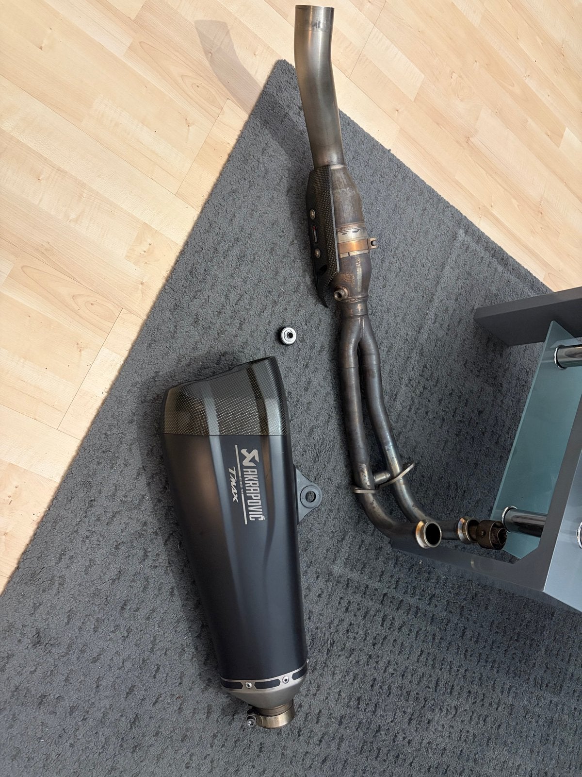 Akrapovic Uitlaat Yamaha TMAX 530/560 (Volledig Systeem), Ophalen of Verzenden, Gebruikt