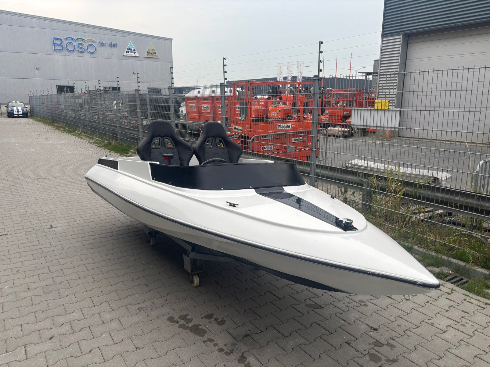 Speedboot 80pk, Ophalen, Zo goed als nieuw, Benzine, Elektrische start