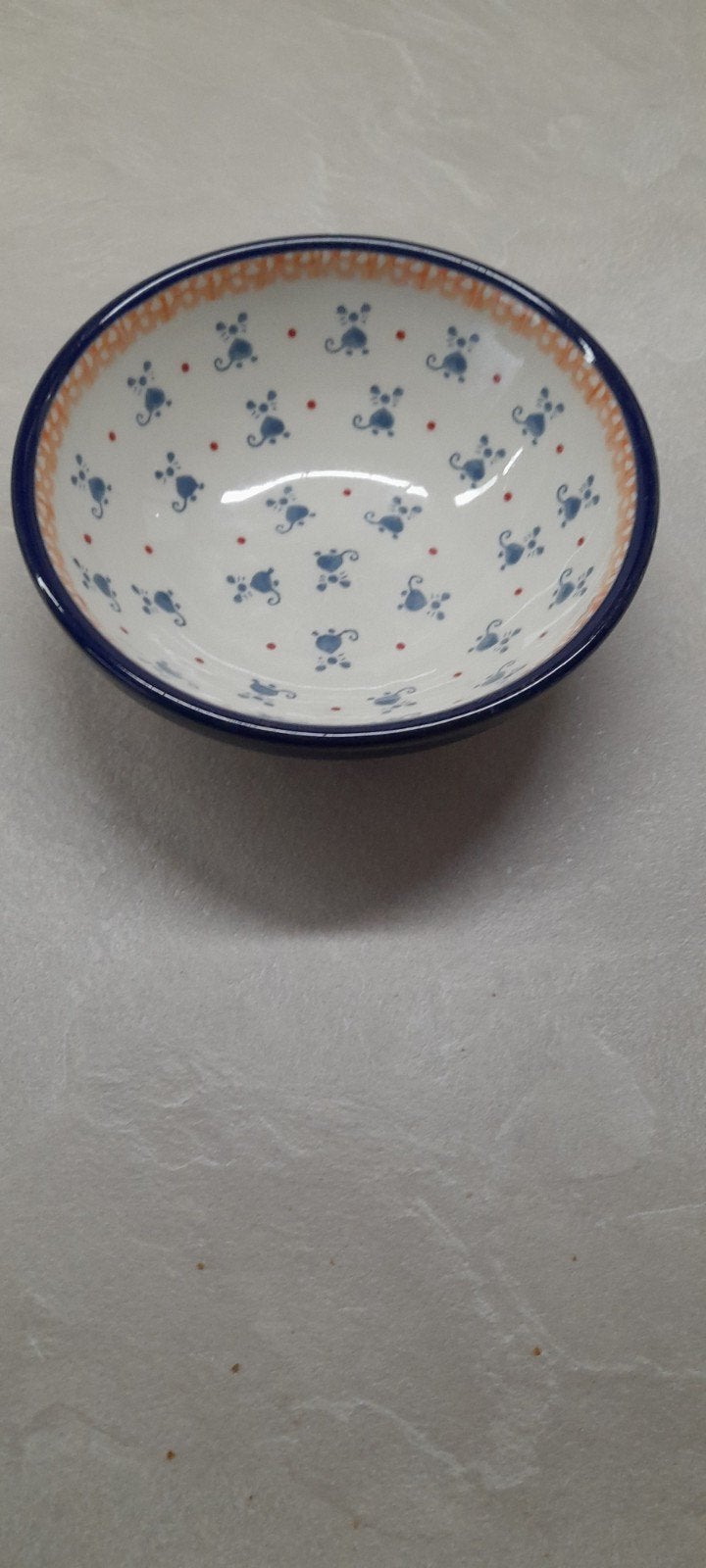 pools aardewerk schaaltje met muisjes decor, Huis en Inrichting, Gebruikt, Ophalen of Verzenden, Kom(men), Overige stijlen