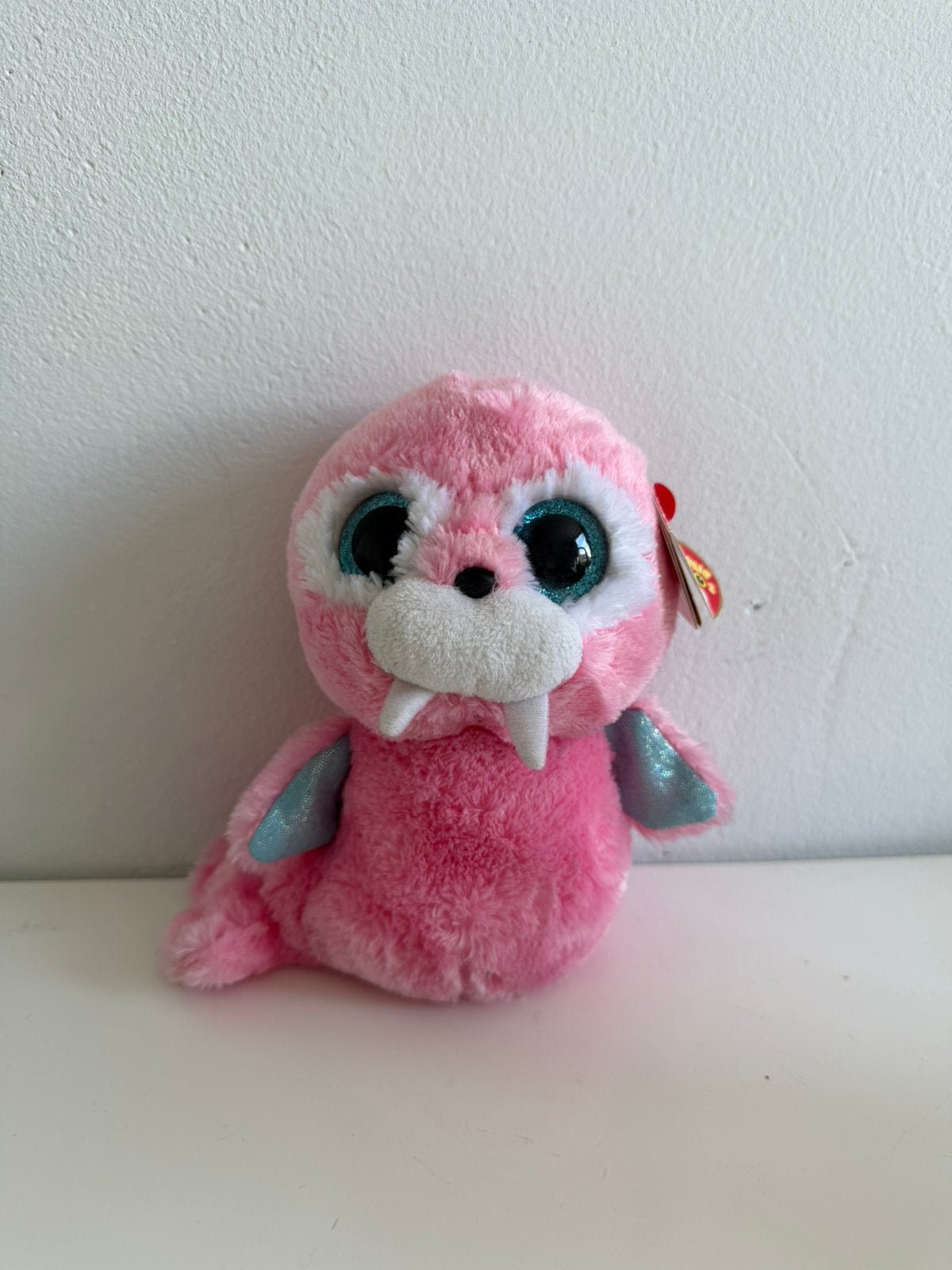 Ty beanie boo knuffel “Tusk” 15cm, Overige karakters, Overige typen, Nieuw, Ophalen of Verzenden