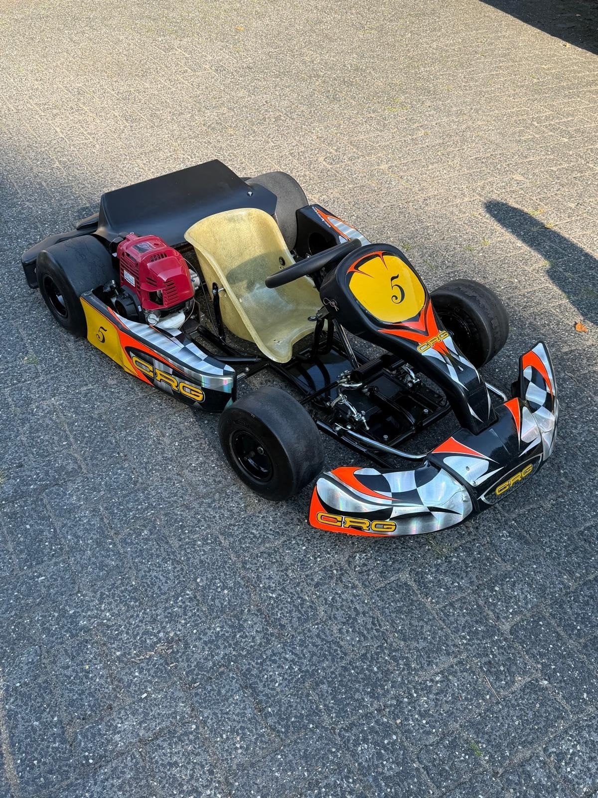 CRG Kart pufo Honda gx50 mini 4 tak, Ophalen, Gebruikt, Kart