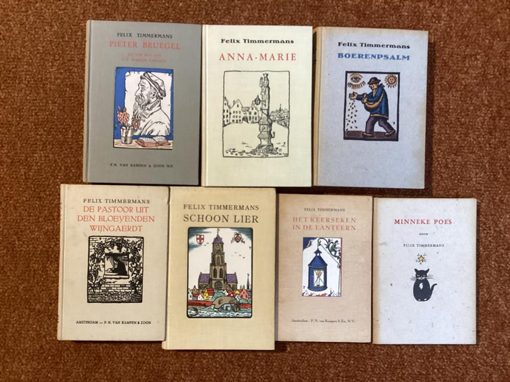 Diverse retro boeken van Felix Timmermans, Boeken, Ophalen of Verzenden, Gelezen