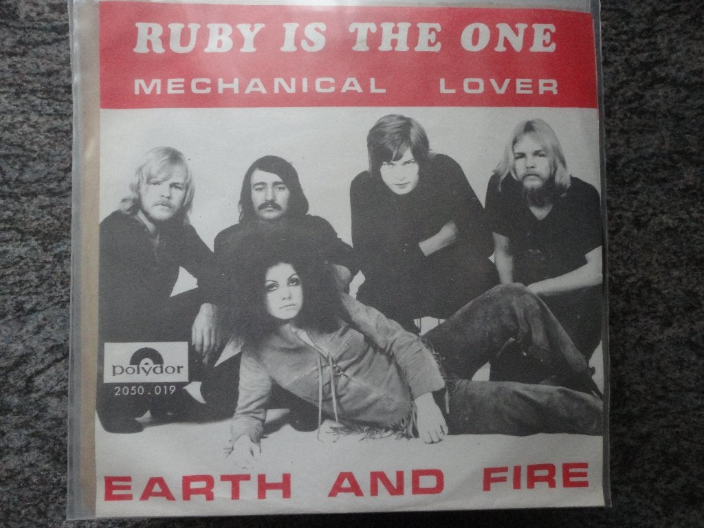 Earth & Fire - Ruby is the one België 1970 FH, Gebruikt, Fotohoes, 7 inch, Ophalen of Verzenden