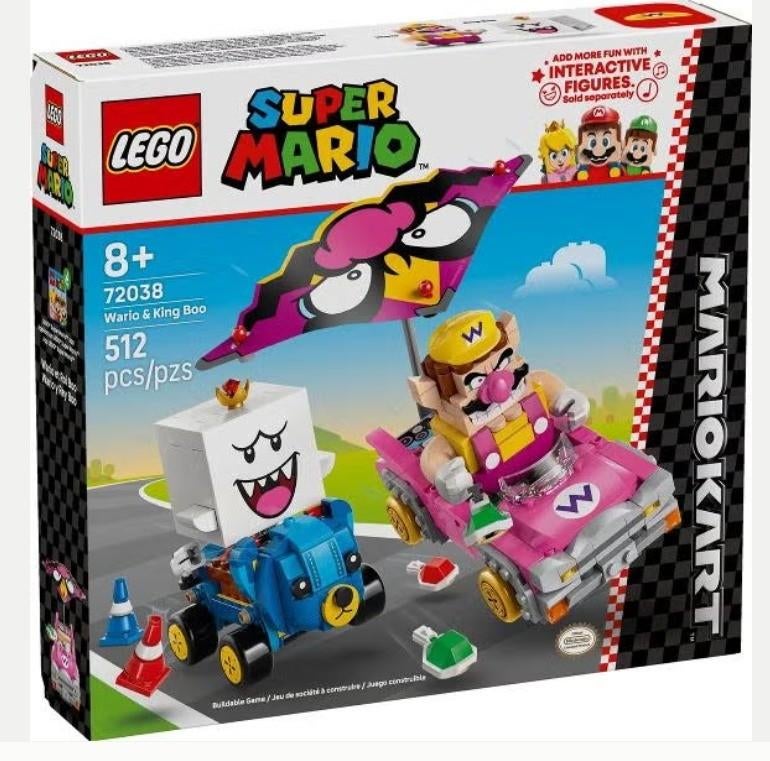 Lego Super Mario Kart 72038 – Wario & King Boo NIEUW IN DOOS, Overige thema's, Lego, Nieuw, Ophalen of Verzenden