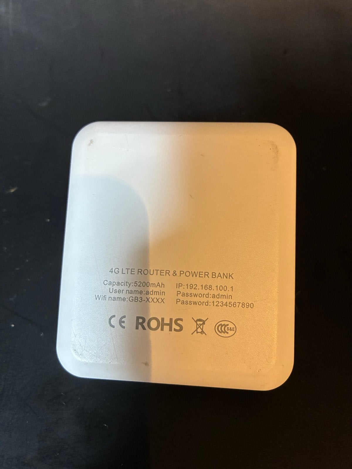 4G LTE Router & Power Bank - Draagbare WiFi Hotspot, Ophalen of Verzenden, Gebruikt