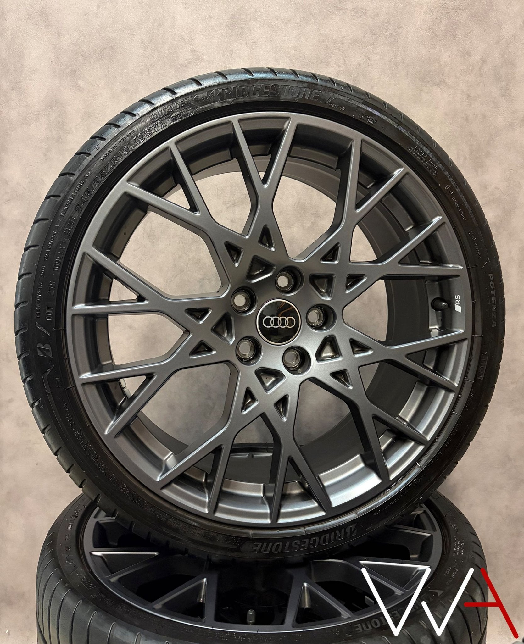19'' Audi RS3 Performance 8Y velgen Bridgestone Origineel, 19 inch, Gebruikt, -, -