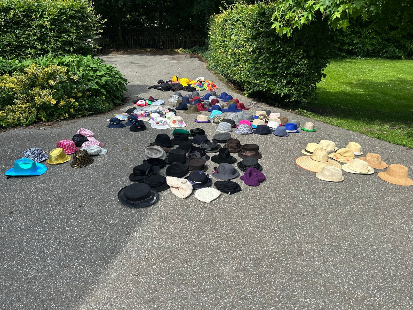 Diverse collectie hoeden en petten 181 stuks, Ophalen of Verzenden, Gedragen, One size fits all, Hoed