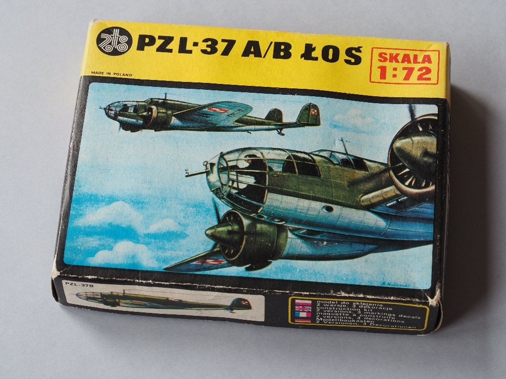 1/72 PZL-37 A/B, Overige merken, 1:72 tot 1:144, Ophalen of Verzenden, Zo goed als nieuw