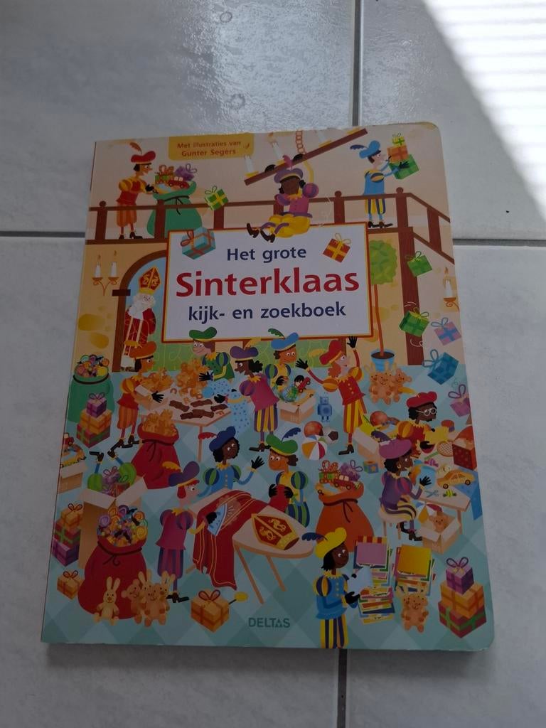 Het grote Sinterklaas kijk- en zoekboek, Ophalen, Zo goed als nieuw, Gunter Segers, Fictie algemeen