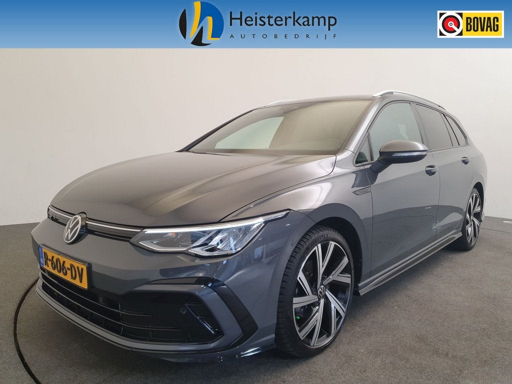 Volkswagen Golf Variant 1.5 eTSI DSG/AUT 150pk R-Line Wegkla, Auto's, Volkswagen, 12 maanden, 1325 kg, 4 cilinders, Alcantara
