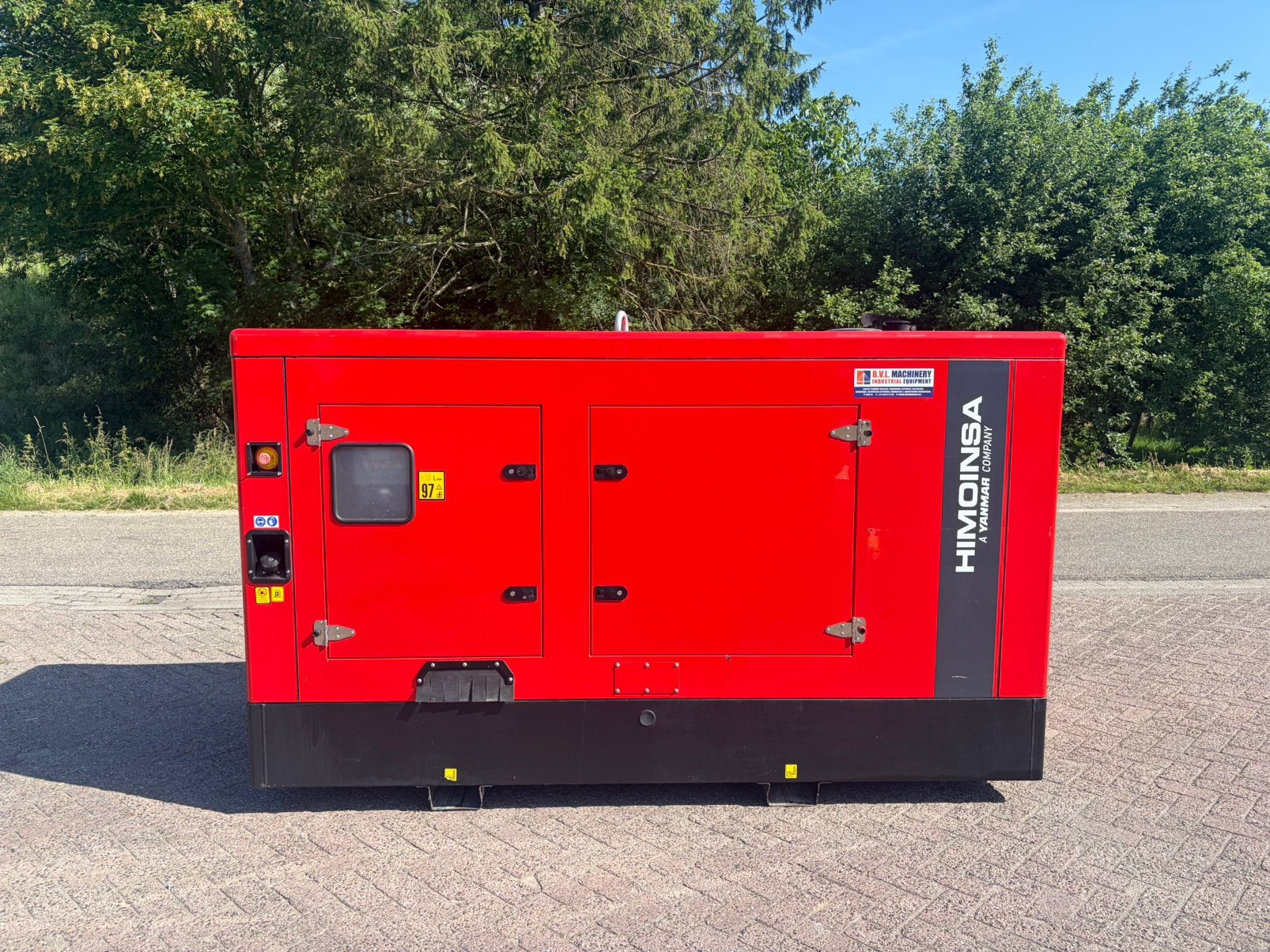 Himoinsa FPT Iveco 60 kVA Mecc Alte aggregaat generatorset, Ophalen of Verzenden, Zo goed als nieuw, Dieselolie