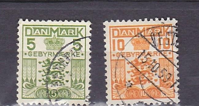 Denemarken  verrekeningszegels 1934, Verzenden, Denemarken, Gestempeld
