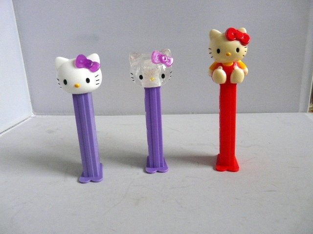Pez snoepautomaatjes Hello Kitty 3x, Ophalen of Verzenden, Zo goed als nieuw