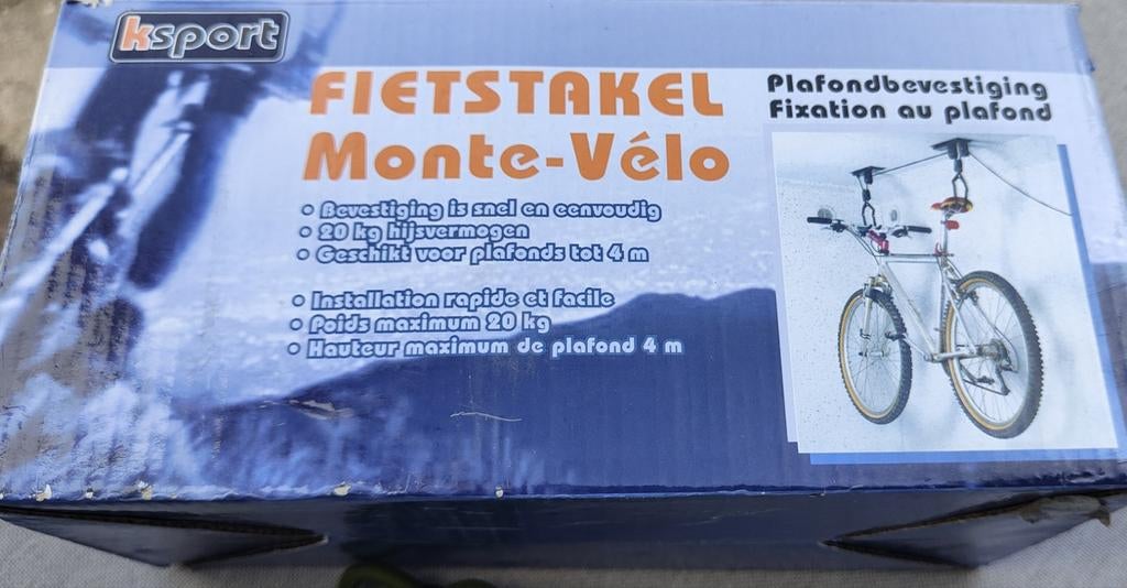 NIEUW: Ksport fietstakel (plafondbevestiging), Ophalen of Verzenden, Nieuw, Overig gereedschap