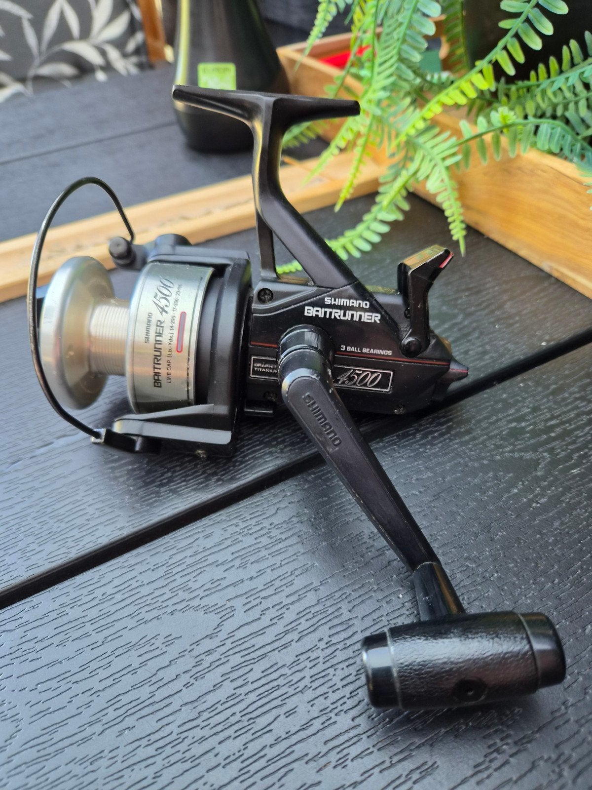 te koop 1 shimano 4500a baitrunner, Ophalen, Gebruikt, Molen