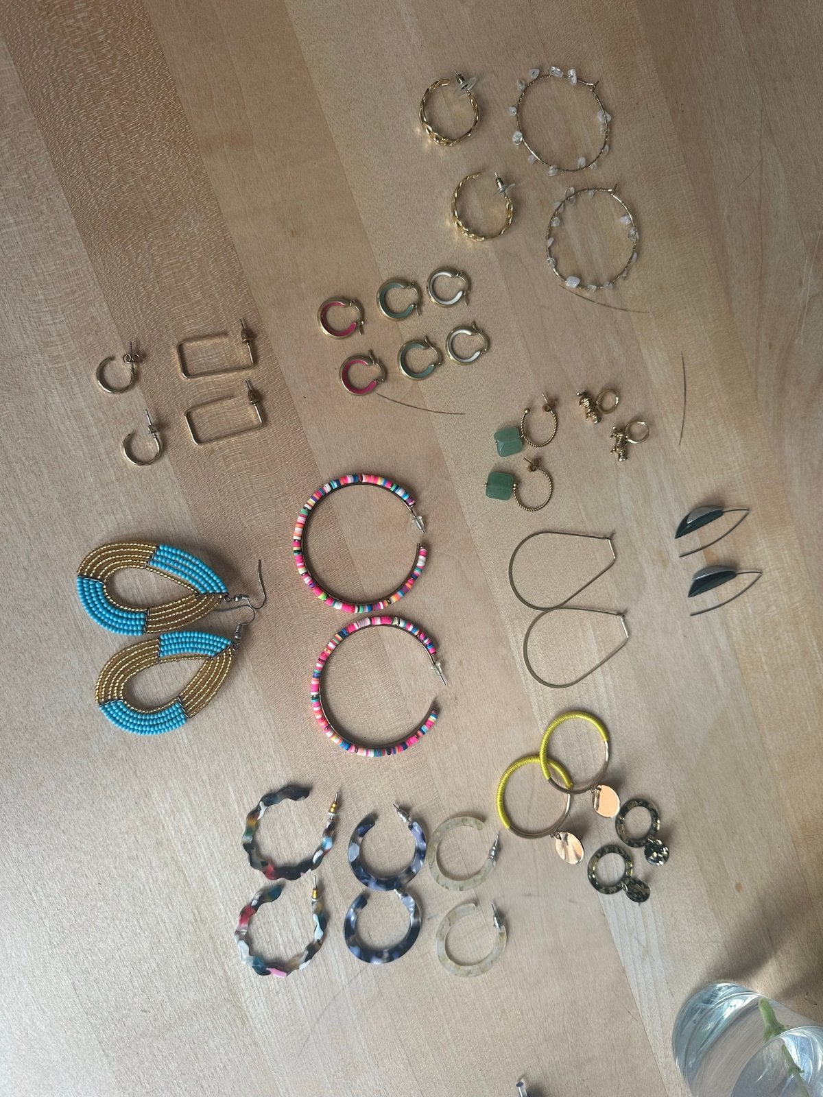Diverse Oorbellen Collectie - Verschillende Stijlen, Overige materialen, Gebruikt, Overige kleuren, Ophalen of Verzenden