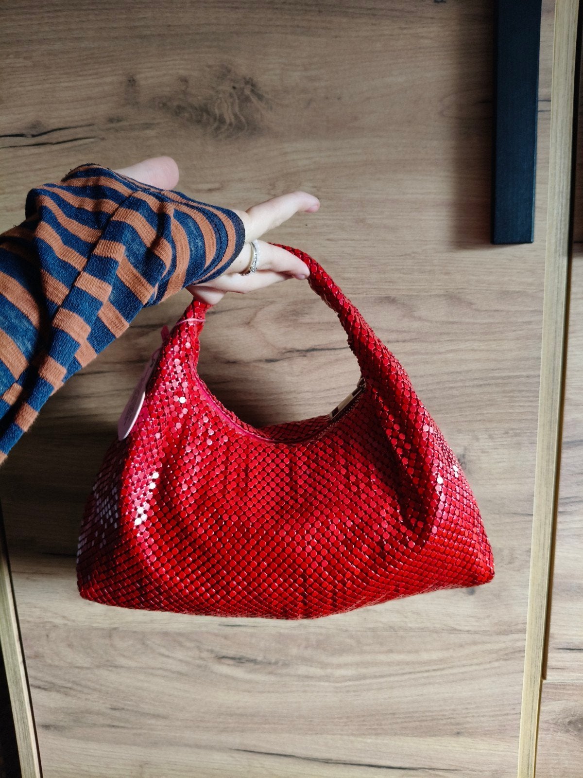 NÚNOO Rode Handtas - Nieuw met label, Ophalen of Verzenden, Nieuw, Rood, Handtas