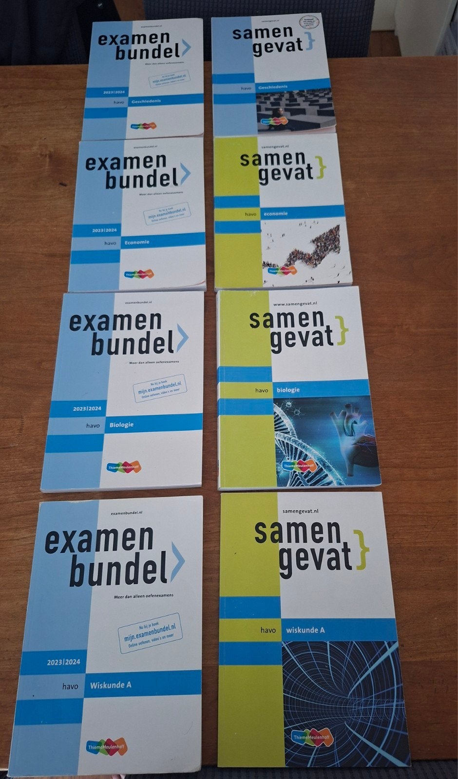 HAVO Examenbundel en Samengevat wis a, bio, gesch en eco, Boeken, Schoolboeken, Ophalen of Verzenden, Zo goed als nieuw, HAVO